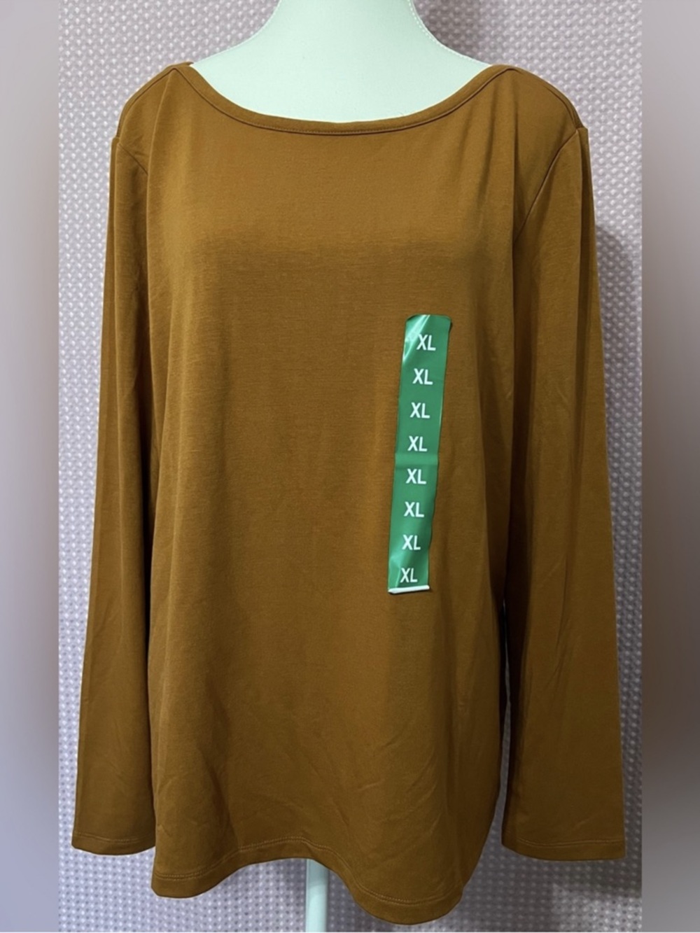 Banana Republic Mustard Brown Long Sleeve Top